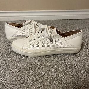 Restricted White Women's Lace Up Sneakers Clean Size 9